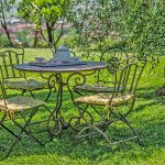 Ferienhaus Toskana TOH635 Tisch im Garten